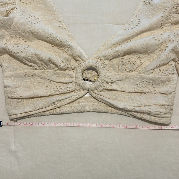 NWT Jen's Pirate Booty Getaway Crop Top in Asbury Swirl Size S - Picture 7 of 15